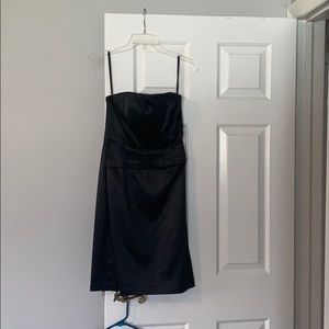 White House black market Strapless black dress